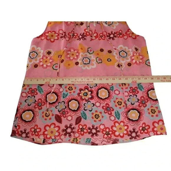 7th Avenue Design Studio New York & Co V-Neck Top Women's Size Large Front Tie - Picture 6 of 12